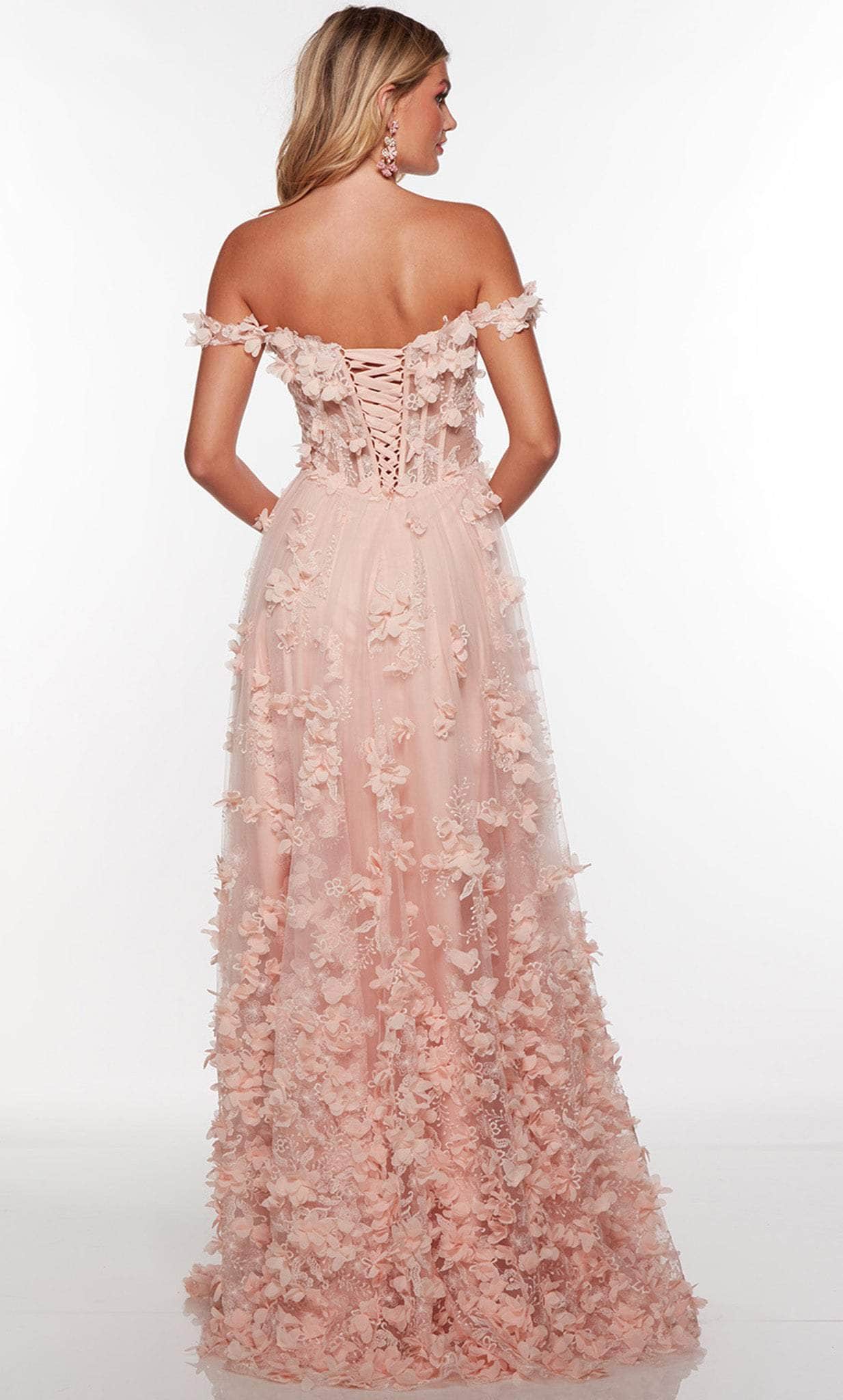Alyce Paris 61308 - Floral Plus Size Prom Dress Couture Candy Alyce Paris 61308 - Floral Plus Size Prom Dress Couture Candy