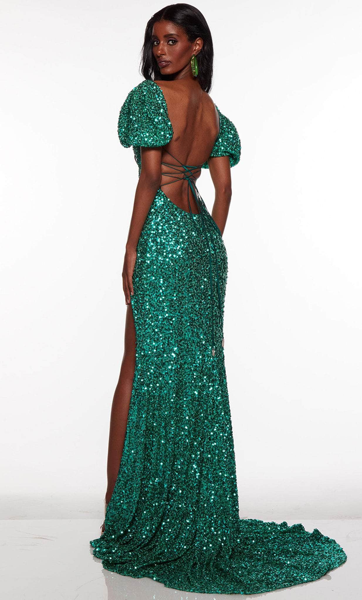 Alyce Paris 61392 - Square Neck Sequin Prom Gown Couture Candy Alyce Paris 61392 - Square Neck Sequin Prom Gown Couture Candy