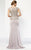 Alyce Paris Cap Sleeve Jeweled Lace Crepe Gown 27105 CCSALE