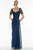 Alyce Paris - Mother of the Bride - Ruched Sweetheart Dress 29580 CCSALE 18 / Blue Coral