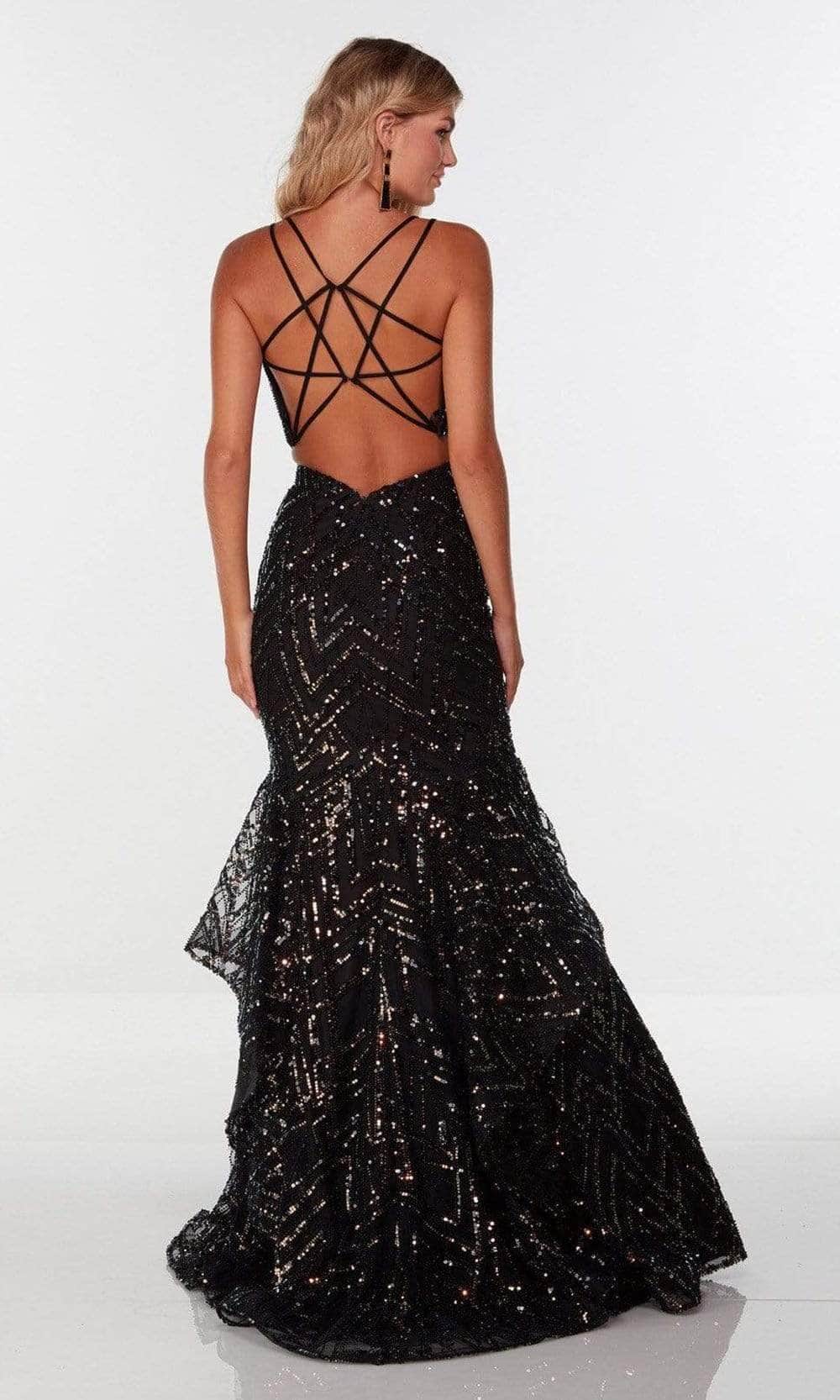 Alyce Paris - Two Piece Sequined Prom Dress 61212
