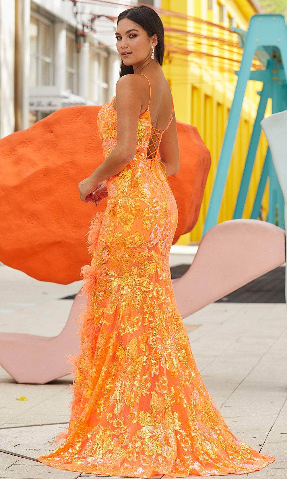 strapless open back dress Bicici & Coty RD2386 main image 0