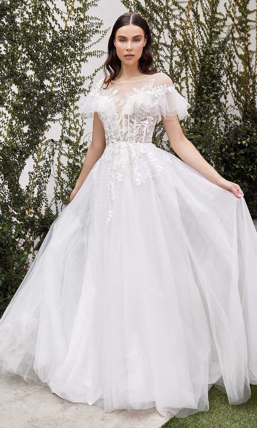 Andrea and Leo - A1070W Ruffle Ornate Corset Bridal Gown Couture Candy Andrea and Leo - A1070W Ruffle Ornate Corset Bridal Gown Couture Candy