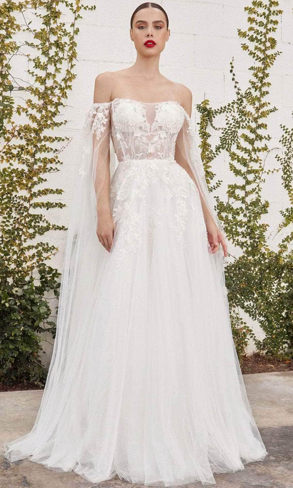 off shoulder cape wedding dress DreamDress By PMN Wedding Cape Detachable Off Shoulder Cape Sleeves Swiss Dott Tulle