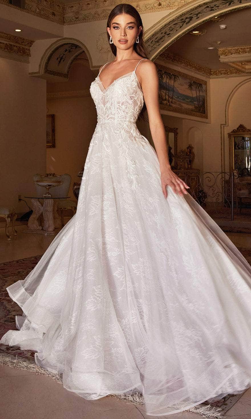 Andrea and Leo A1102W - Chantilly Lace A-Line Bridal Gown Couture Candy Andrea and Leo A1102W - Chantilly Lace A-Line Bridal Gown Couture Candy