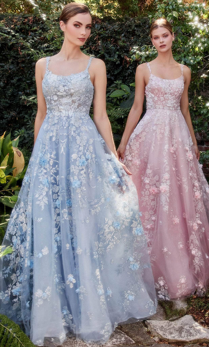 Andrea & Leo Couture A0926 Savannah Floral Sequin Gown - Special Occasion/Curves