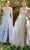 Andrea and Leo A1141 - Scoop Neck Embellished Prom Gown Special Occasion Dress 2 / Silver