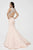 Angela & Alison - 81050 Two Piece High Neck Trumpet Gown Special Occasion Dress