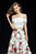 Angela & Alison - 81120 Two Piece Floral Printed Ballgown Special Occasion Dress