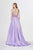 Angela & Alison - 91001 Sleeveless Low Scoop Back Beaded Satin Gown Special Occasion Dress