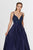 Angela & Alison - 91001 Sleeveless Low Scoop Back Beaded Satin Gown Special Occasion Dress