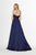 Angela & Alison - 91045 Strapless Sweetheart Keyhole Cutout Satin Gown Special Occasion Dress