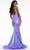 Ashley Lauren - 11108 Plunging V-Neck Sequin Gown Prom Dresses