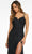 Ashley Lauren - 11145 Lace Applique Gown with Slit Prom Dresses
