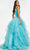 Ashley Lauren - 11165 Jeweled Organza Ballgown Prom Dresses