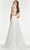Ashley Lauren - 11166 Ruffled V-Neck A-Line Gown Prom Dresses
