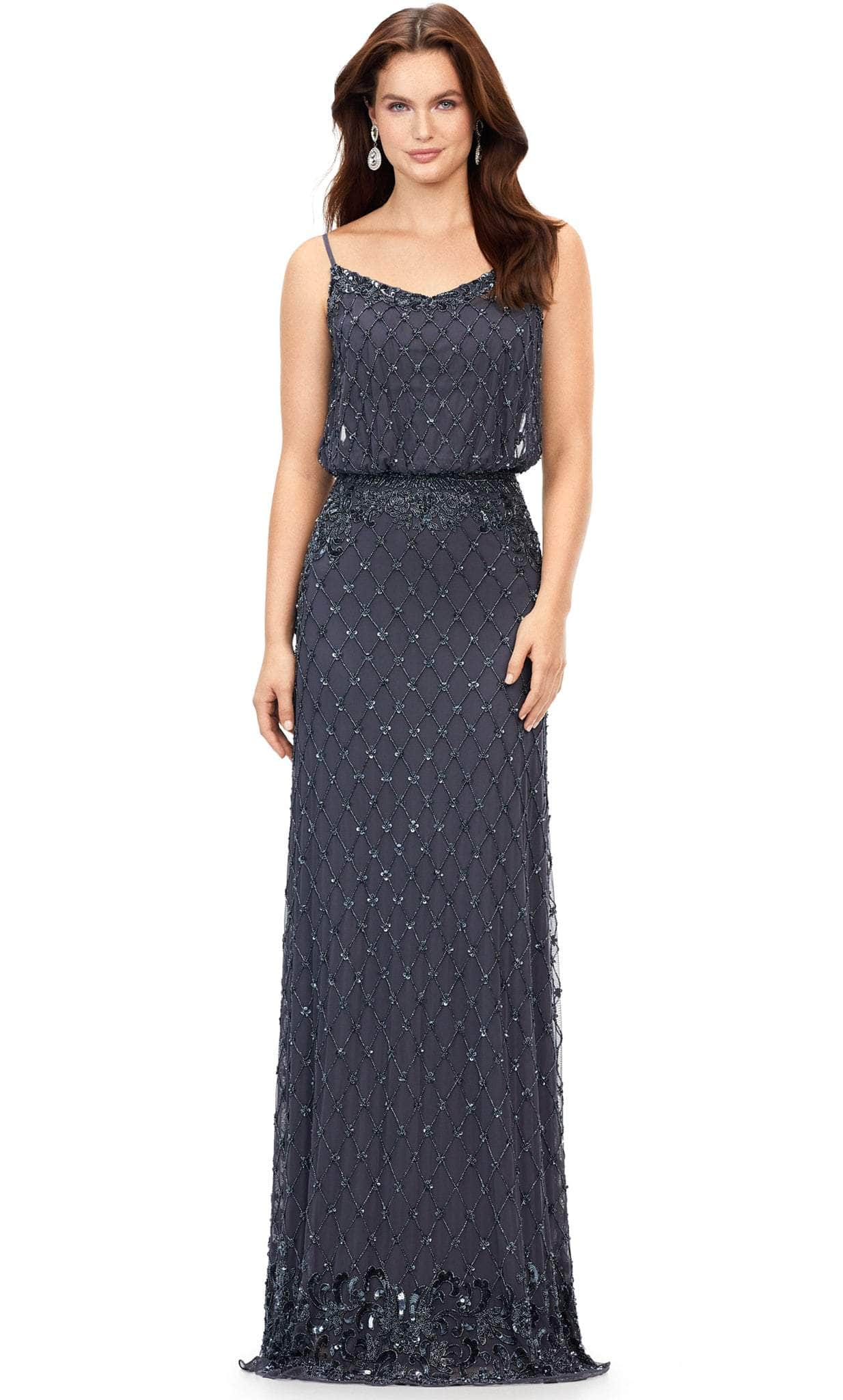 Ashley Lauren 11206 - Blouson Beaded Formal Dress 4 / Vintage Blue - Shop Ashley Lauren dresses on Couture Candy at CoutureCandy.com Ashley Lauren 11206 - Blouson Beaded Formal Dress 4 / Vintage Blue - Shop Ashley Lauren dresses on Couture Candy at CoutureCandy.com
