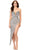 Ashley Lauren 11237 - Bejeweled Strapless High Low Dress Special Occasion Dress 0 / Silver