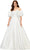 Ashley Lauren 11323 - Phantom Satin Bridal Gown Special Occasion Dress 0 / Ivory