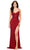 Ashley Lauren 11342 - Dual Strap Sequin Evening Gown Evening Gown 00 / Red