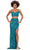 Ashley Lauren 11370 - Sequined Sleeveless Prom Gown Prom Gown 00 / Jade