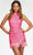 Ashley Lauren - 4483 Fringe Ornate Sheath Dress Cocktail Dresses