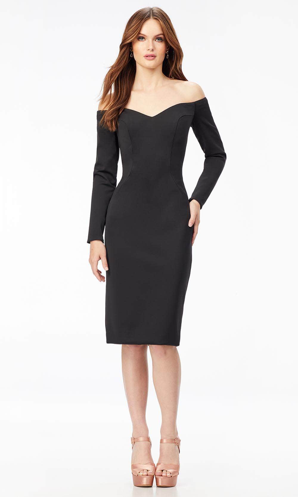 Ashley Lauren 4514 - Off- Shoulder Long Sleeve Tea-Length Dress 18 / Burgundy - Shop Ashley Lauren dresses on Couture Candy at CoutureCandy.com Ashley Lauren 4514 - Off- Shoulder Long Sleeve Tea-Length Dress 18 / Burgundy - Shop Ashley Lauren dresses on Couture Candy at CoutureCandy.com