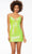 Ashley Lauren 4520 - Strapless V-Neck Cocktail Dress Special Occasion Dress 00 / Neon Green