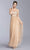 Aspeed Design - L1996 Beaded Illusion Bateau Mesh Dress Evening Dresses XXS / Nude