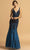 Aspeed Design - L2173 Sequin-Ornate Mermaid Dress Evening Dresses XXS / Teal