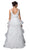 Aspeed Design - L2296 Deep V-Neck Tiered A-Line Dress Prom Dresses