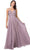 Aspeed Design - L2385 Sleeveless Lace Ornate Long Dress Prom Dresses XXS / Mauve