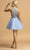 Aspeed Design - S2095 Beaded Halter Tulle Dress Homecoming Dresses