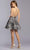 Aspeed Design - S2345 Animal Print Sexy Back Short Dress Cocktail Dresses