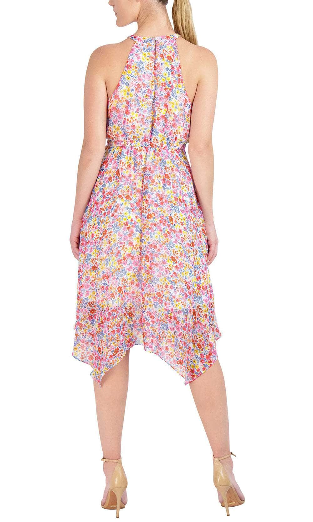 BCBG Generation GV01D72 - Halter Print Short Dress BCBG Generation GV01D72 - Halter Print Short Dress