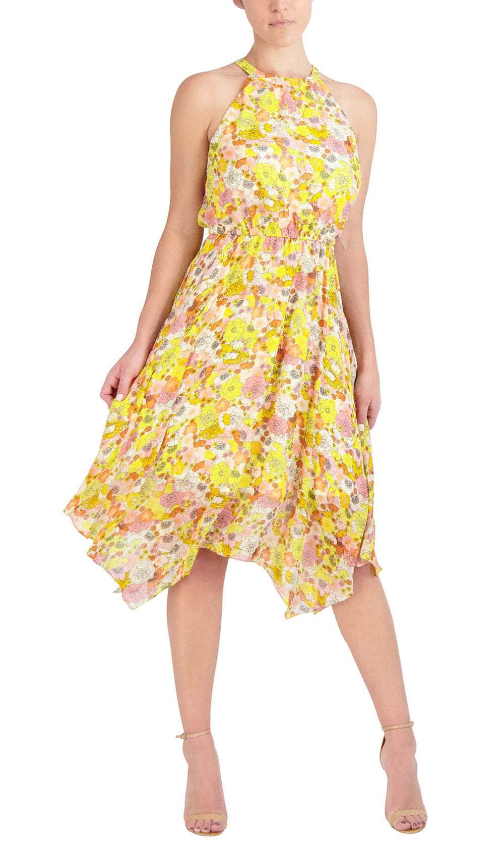 BCBG Generation GV01D72 - Halter Print Short Dress BCBG Generation GV01D72 - Halter Print Short Dress