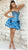 Blush by Alexia Designs - Beaded Rosette Taffeta Dress 9290 Special Occasion Dress 0 / Regatta Blue
