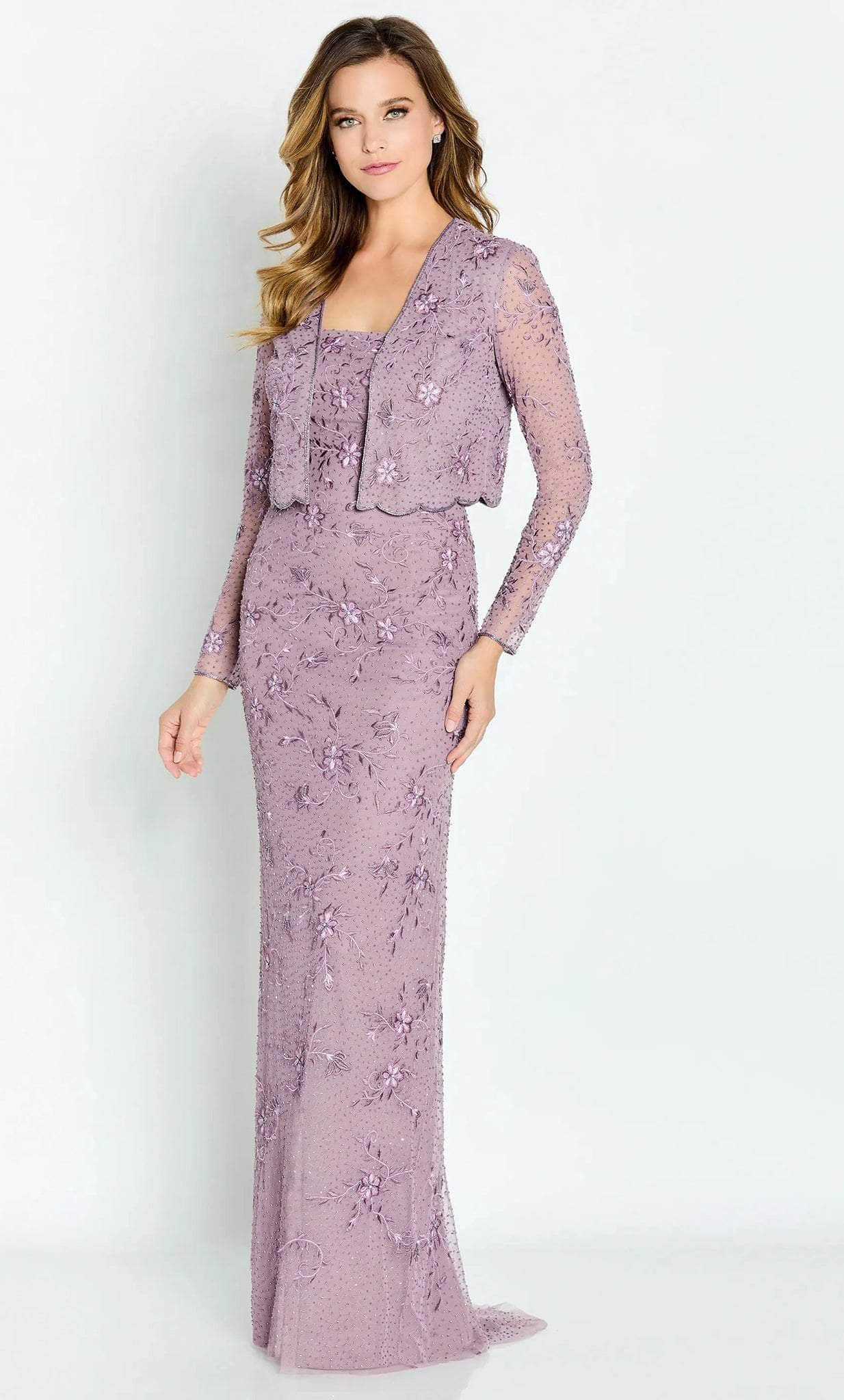 Cameron Blake CB137 - Evening Mother of the Bride Dress with Jacket 16 / Heather - Shop Cameron Blake dresses on Couture Candy at CoutureCandy.com Cameron Blake CB137 - Evening Mother of the Bride Dress with Jacket 16 / Heather - Shop Cameron Blake dresses on Couture Candy at CoutureCandy.com