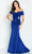 Cameron Blake CB141 - Sweetheart Pleated Evening Gown Evening Dresses 4 / Sapphire