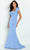 Cameron Blake CB144 - Draped Asymmetrical Evening Gown Evening Dresses