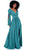 Cecilia Couture 2520 - Open Long Sleeve A-Line Prom Dress Special Occasion Dress