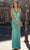 Chic and Holland AN1458 - Sequined Backless Prom Dress Prom Dresses 2 / Ice Blue
