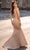 Chic and Holland - AN3122 V Neck Flawless Mermaid Gown Special Occasion Dress In Neutral