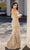 Chic and Holland - HF1568 Cold Shoulder Long Sleeves Dress Special Occasion Dress