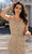 Chic and Holland - HF1582 Sequined Scoop Sheath Dress Special Occasion Dress