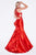 Cinderella Divine - 72046 High Halter Fitted Mermaid Gown Special Occasion Dress