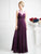 Cinderella Divine - 7458 Illusion Neckline Chiffon Empire Waist Gown Special Occasion Dress