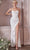 Cinderella Divine Bridal 7483W - Sheath Bridal Gown Special Occasion Dress 2 / Off White
