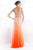 Cinderella Divine - C2633 Strapless Beaded Chiffon Sheath Dress Prom Dresses
