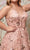 Cinderella Divine CB073C - Plunging V Neck A Line Gown Special Occasion Dress 18 / Blush
